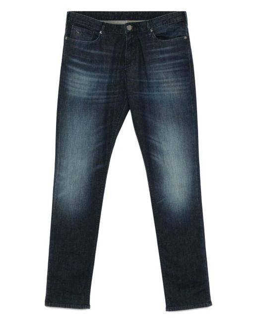 Emporio Armani Blue Denim Cotton Jeans for men