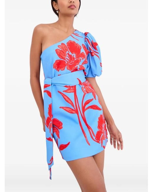 cara cara one shoulder dress Floral Dew One Shoulder Lucia Dress