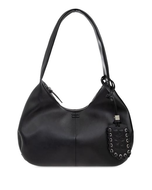 Ganni Black Shoulder Bag