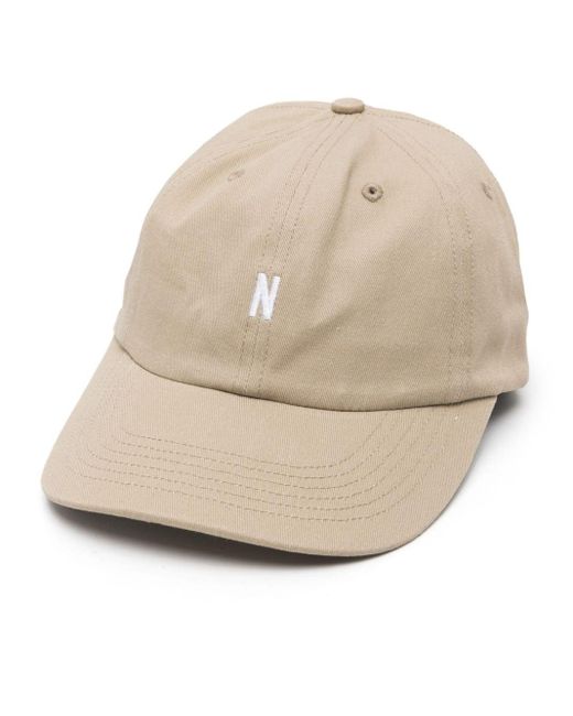 Norse Projects Natural Logo-embroidered Baseball Cap for men