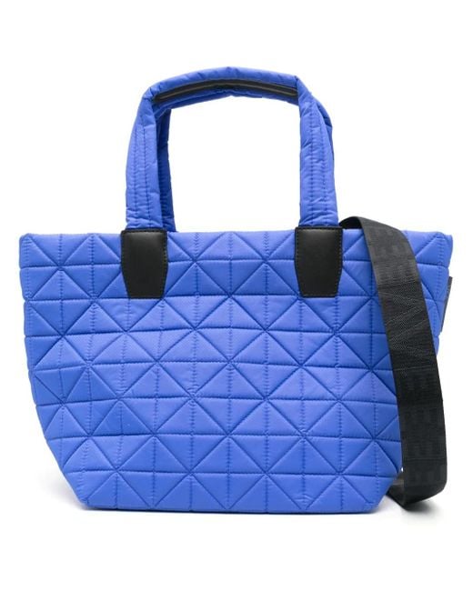 VEE COLLECTIVE Blue Small Vee Tote Bag