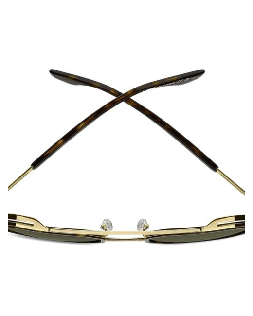 Marc Jacobs Green Geometric-Frame Sunglasses for men