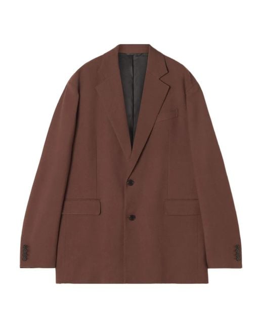 Lanvin Brown Wool Blazer for men