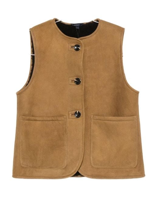 Gilet Con Bottoni di Soeur in Brown