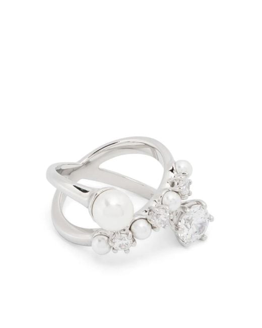 Swarovski White Matrix Ring