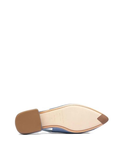 Officine Creative Blue Pointed-Toe Mules