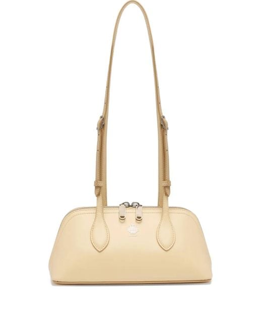 Bally Natural Mini Praline Leather Shoulder Bag