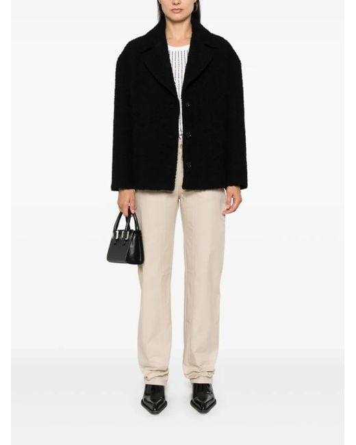 Moschino Black Notched-Lapels Jacket