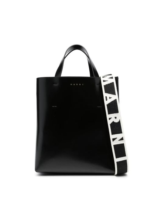 Marni Black Small Museo Tote Bag