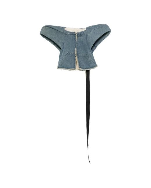 Rick Owens Blue Kunst Jacket