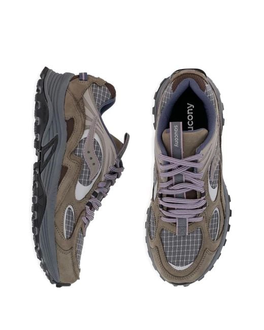 メンズ Saucony Grid Aura X Sneakers Gray