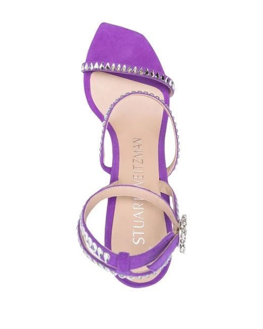 Stuart Weitzman Pink Gemcut 100Mm Stiletto Sandals