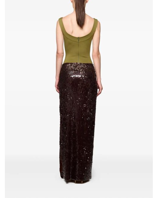 Atu Body Couture Corset-Style Bodysuit in Green | Lyst