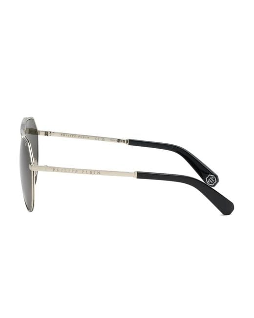 Philipp Plein Green Double-Bridge Pilot-Frame Sunglasses for men