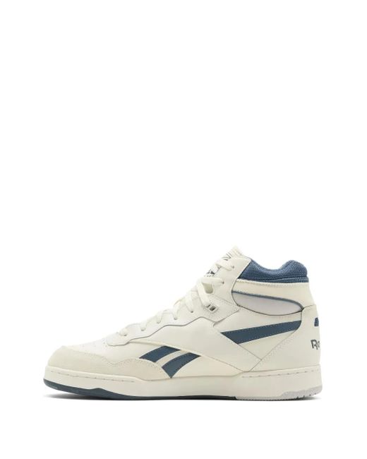 Reebok White Bb4000 Sneakers for men