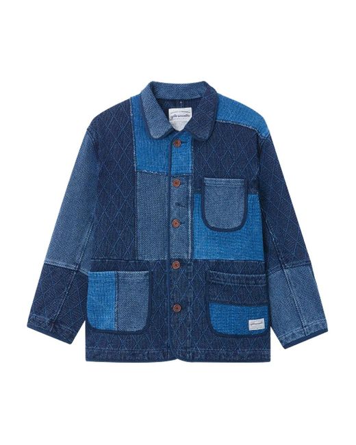 Veste À Design Patchwork AFTERMATHS pour homme en coloris Blue