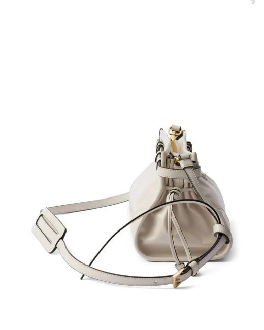Prada White Small Bonnie Shoulder Bag