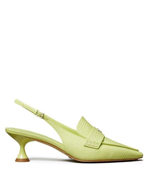 Zapatos con tacón de 55 mm Tory Burch de color Green