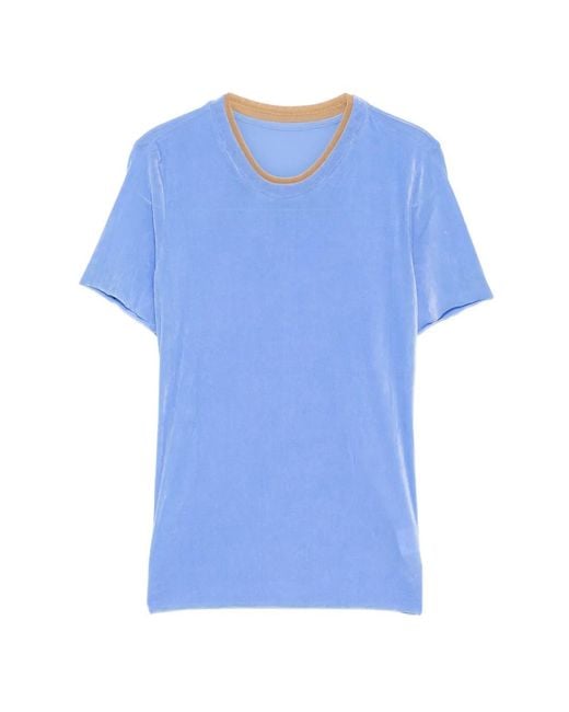 JNBY Blue Velvet T-Shirt
