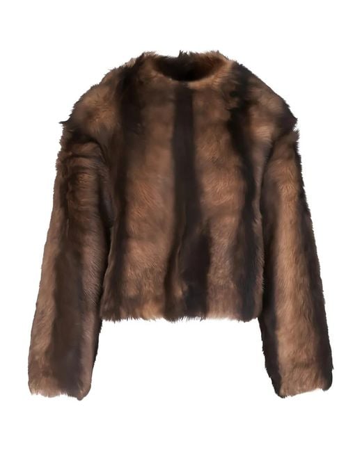 Nili Lotan Brown Long-Sleeve Jacket