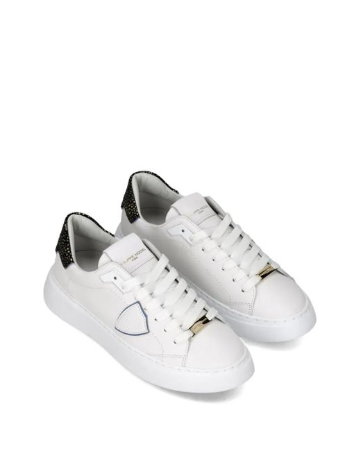 Philippe Model White Temple Sneakers