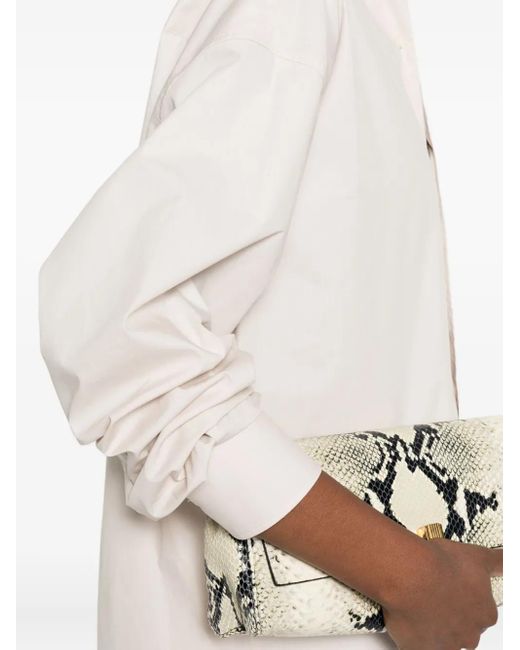 Camisa con botones Covert de color White