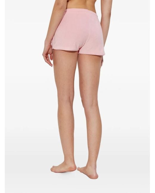 Hunza G Pink Drawstring Shorts