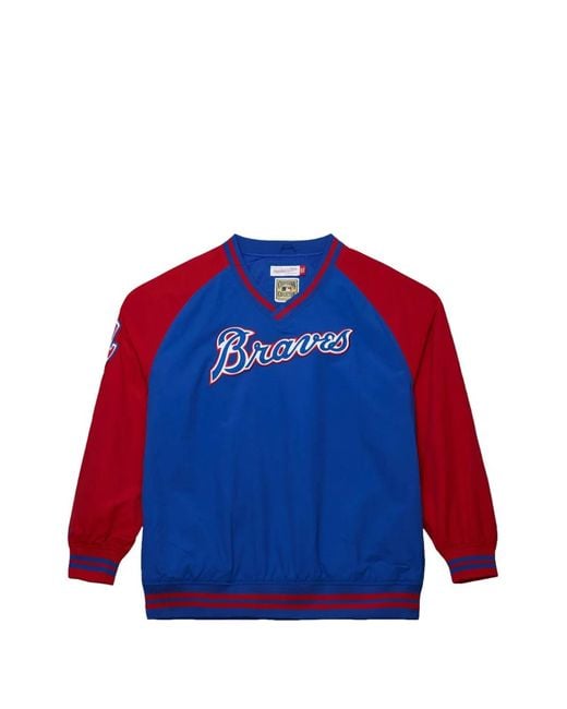 Mitchell & Ness Pullover Top Met Logo in het Red voor heren