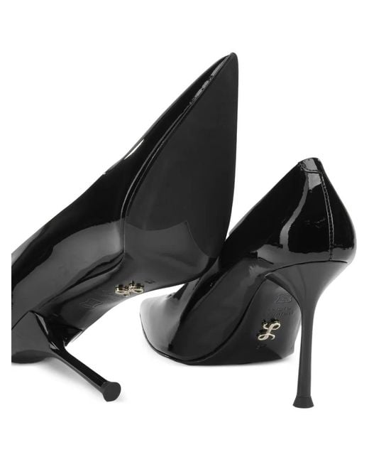 Sergio Levantesi Black Pointed Pumps