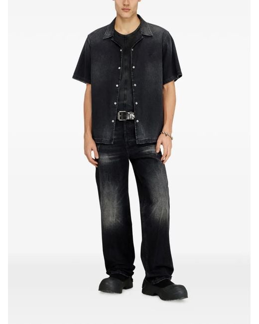 DIESEL Blue D-Nabil-D Camicia for men