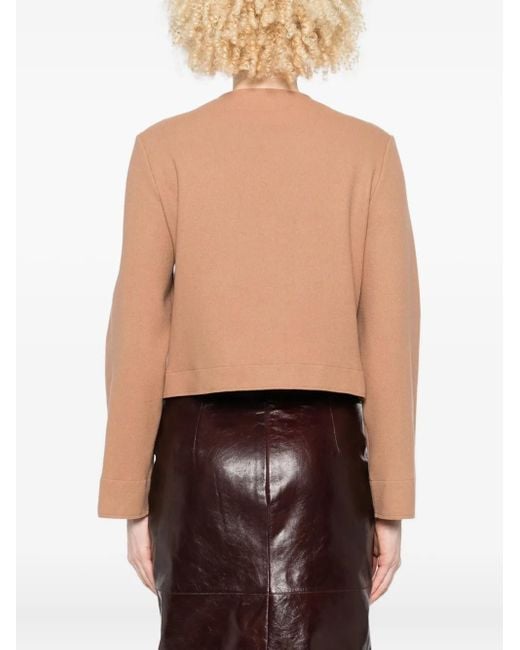 Niu Natural Patch-Pocket Bolero Jacket