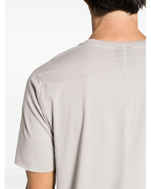 Thom Krom White Round-neck Cotton T-shirt for men