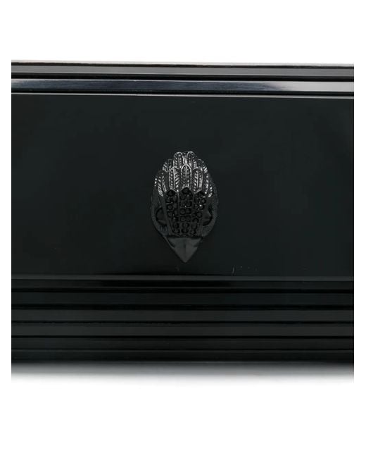 Kurt Geiger Black Drench Party Eagle Clutch Bag