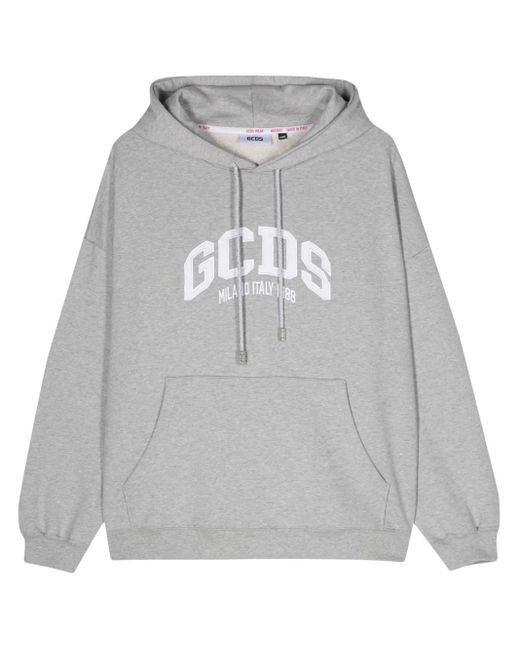 Gcds Gray Sweatshirt With Logo