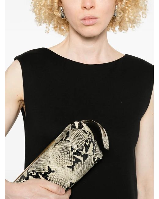 Max Mara Black Pepli Maxi Dress