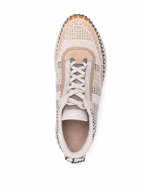 Baskets Nama Chloé en coloris Natural