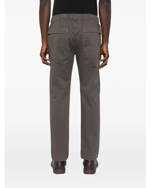 Barena Gray Slim Cut Trousers for men