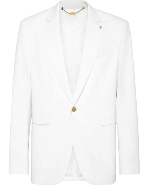 Billionaire Klassisches Sakko in White für Herren