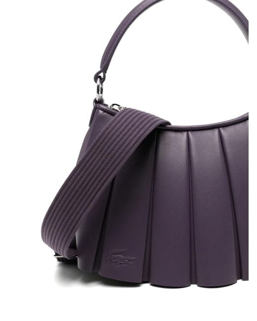 Borsa Tote S Lenglen di Lacoste in Purple