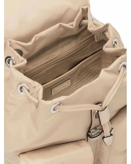 Prada Natural Small Re-Nylon Backpack