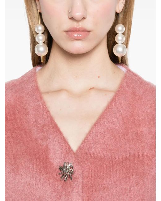 Lanvin ブラッシュド カーディガン Pink