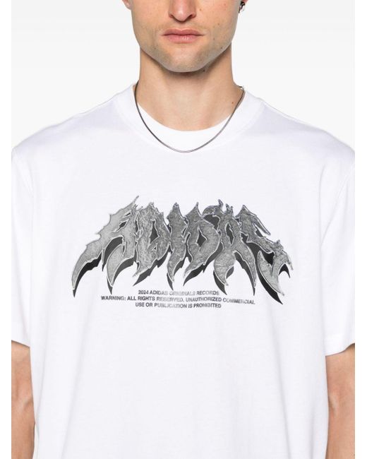 T-shirt Flames Concert Adidas Originals pour homme en coloris White