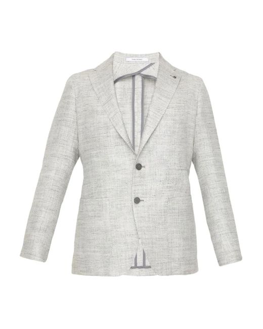 メンズ Tagliatore シングルジャケット White