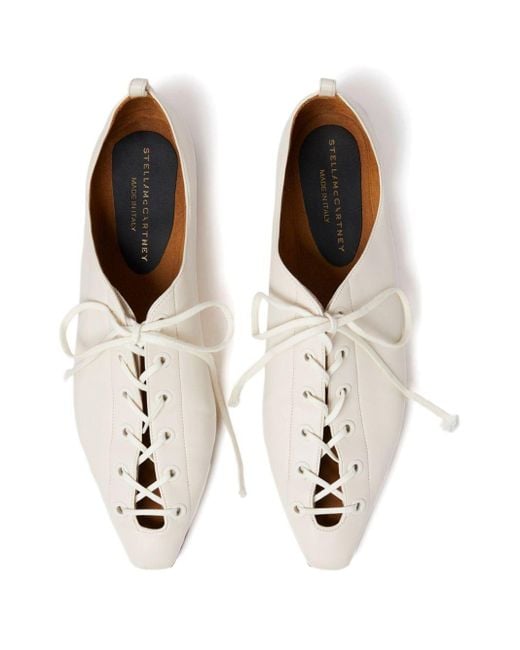 Zapatos Terra con cordones Stella McCartney de color White
