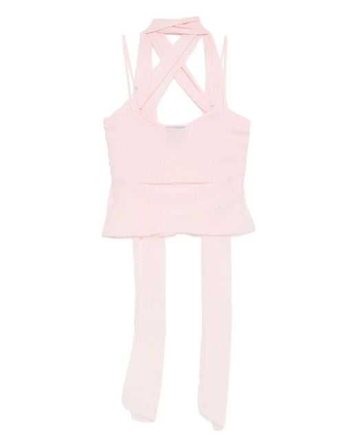 Reformation Pink Lula Top