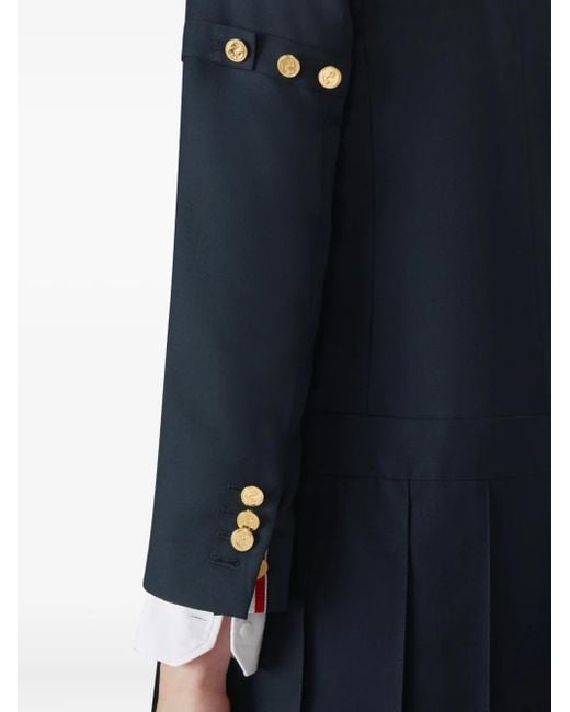 Vestido con detalle de botones Thom Browne de color Blue