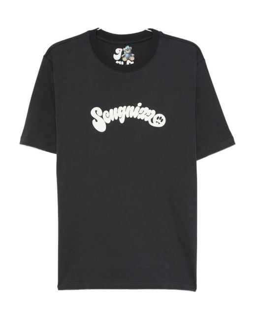 Barrow Slogan-print T-shirt Black