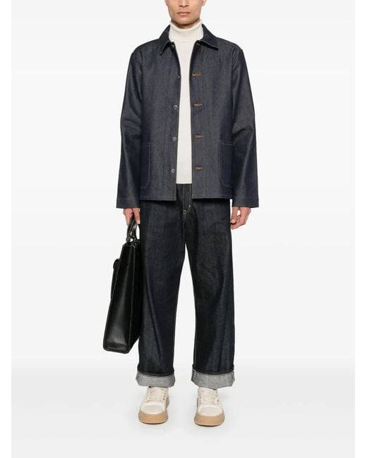 A.P.C. Black Kerlouan Jacket for men