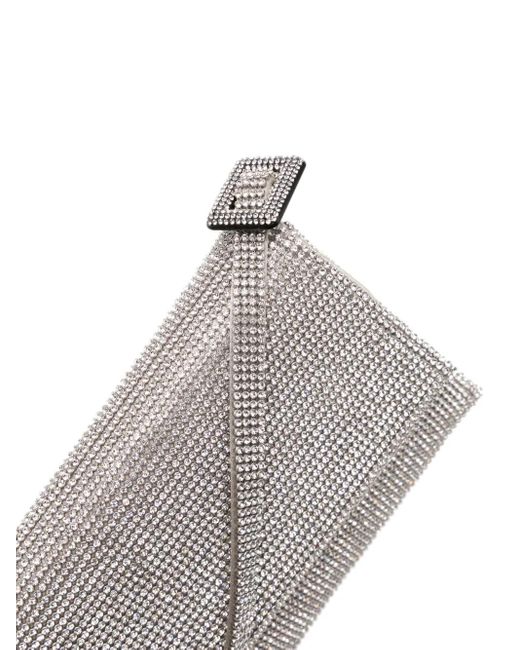 Borsa A Tracolla Vittissima La Grande Con Decorazione di Benedetta Bruzziches in Gray