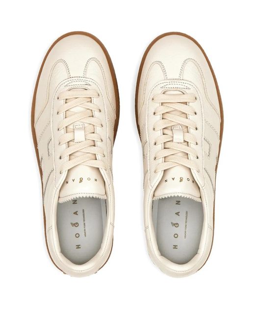 Hogan White H698 Platform Sneakers